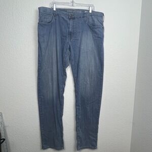 Mavi Zach Jeans Mens 42 Blue Denim Cotton Stretch Medium Wash Straight‎ Leg